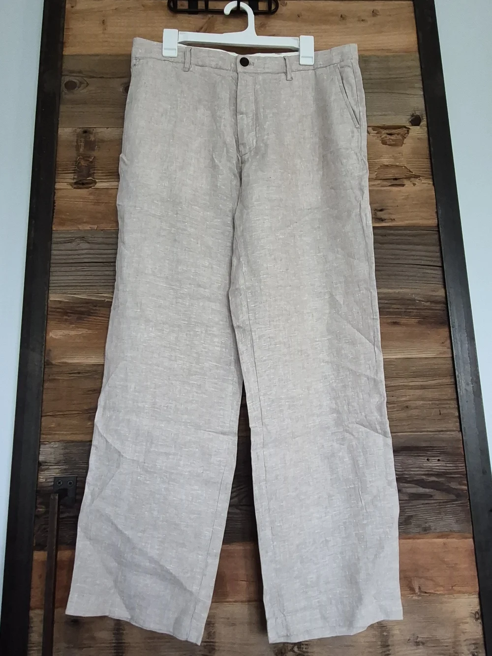 NWT QUINCE MENS 100% European Linen Trousers